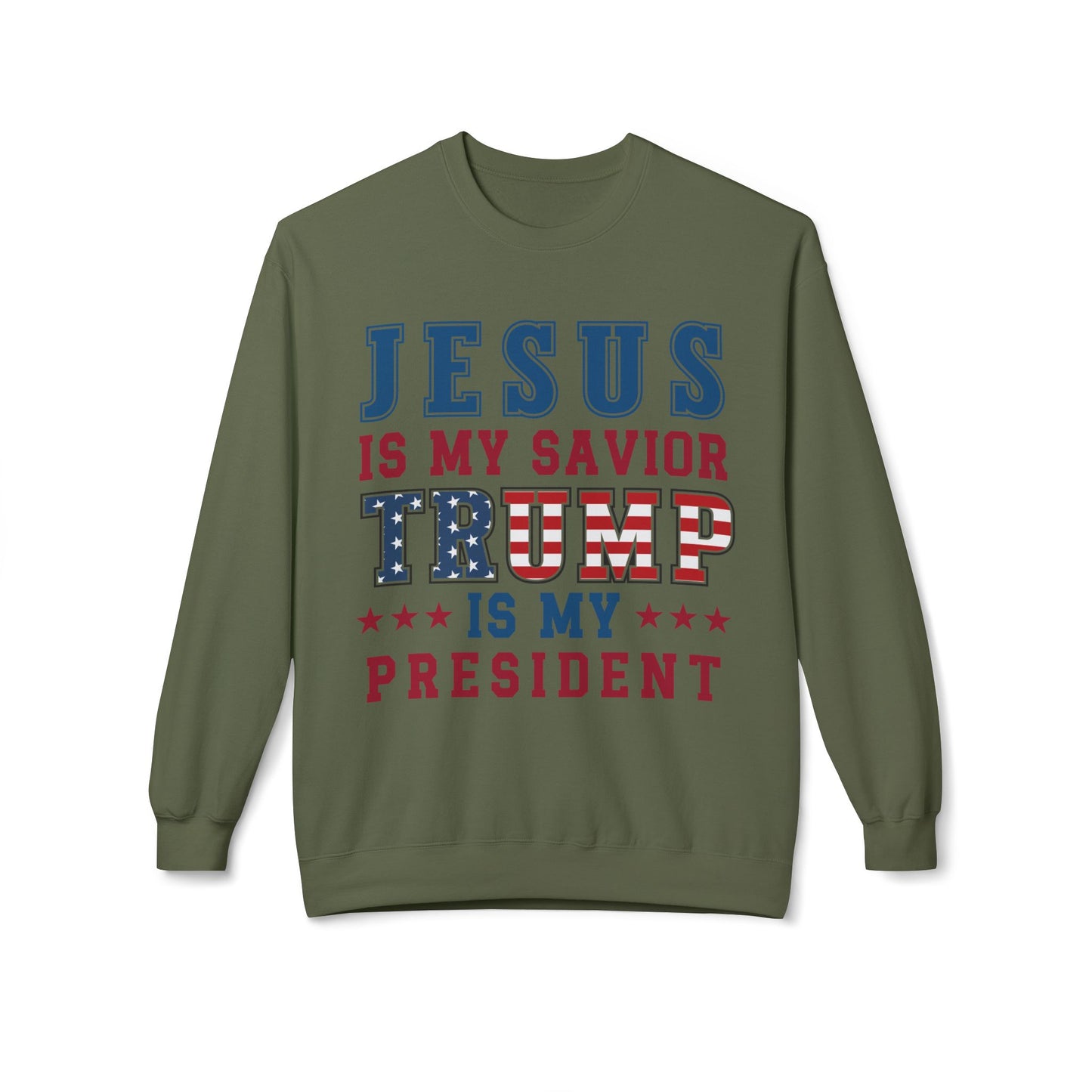 Trump Unisex Midweight Softstyle Fleece Crewneck Sweatshirt