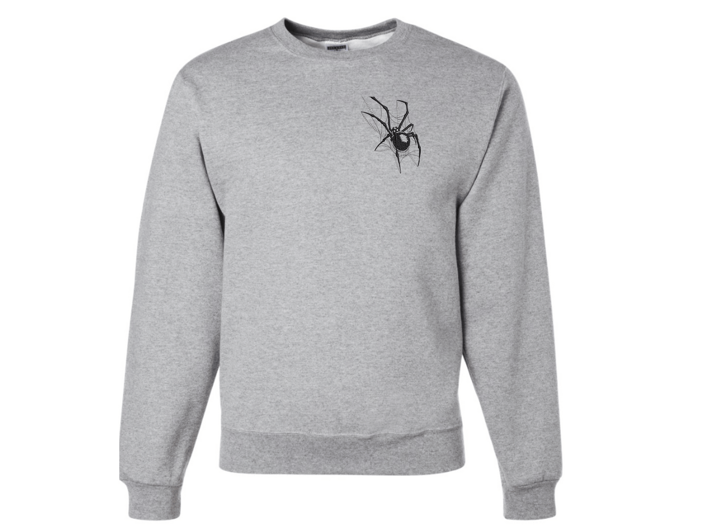 Embroidered Spooky Spider Sweatshirt