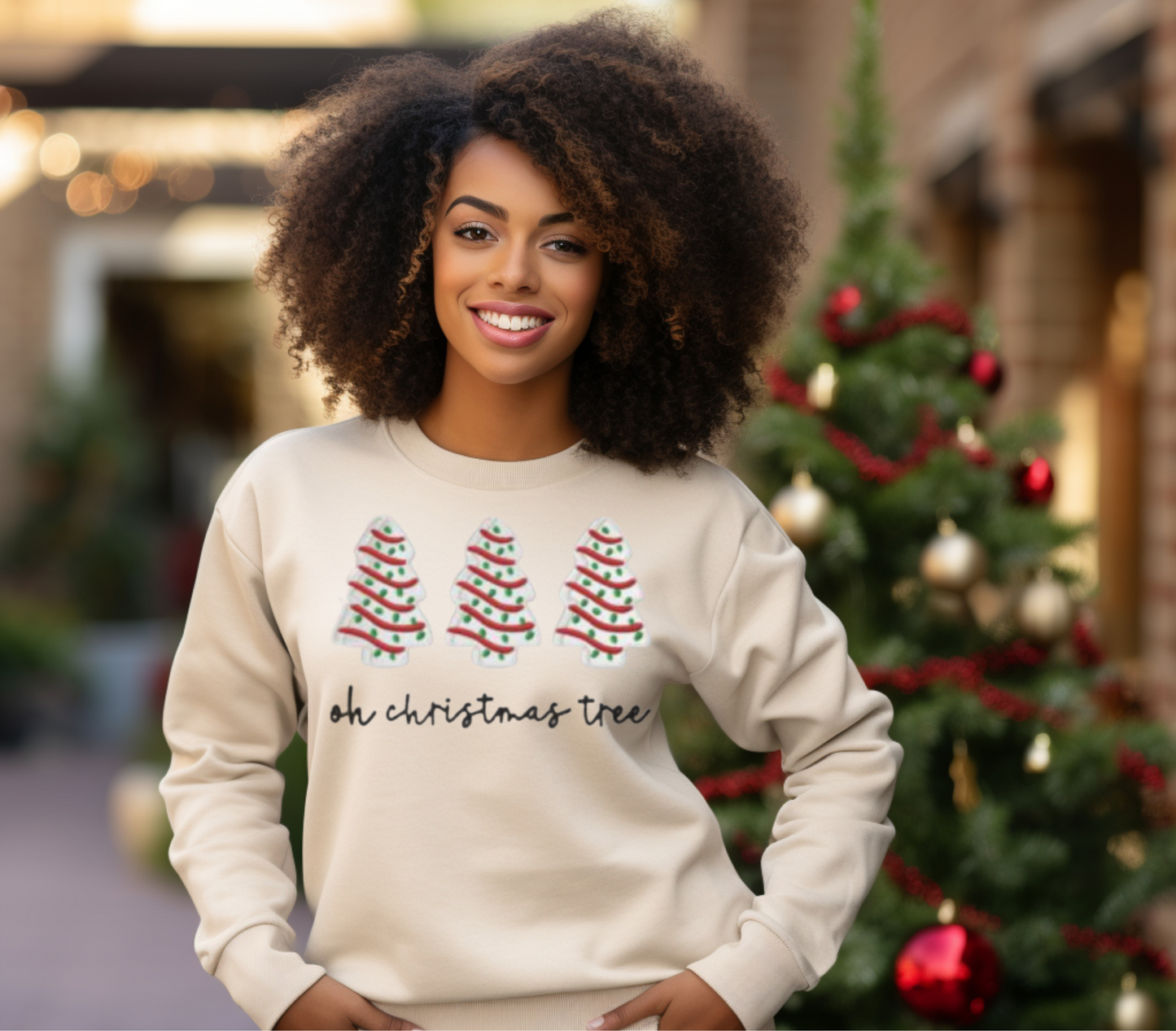 Oh Christmas Tree Cake Sweatshirt